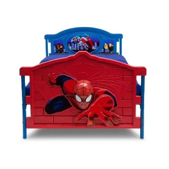 Twin Marvel Spider-Man Plastic 3D Bed - Delta Children image {4}