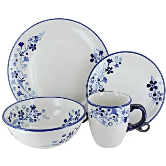 Blue Rose Polish Pottery Manufaktura Dinnerware (16PC) image {19}