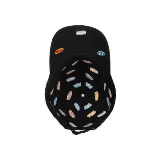 Seinfeld Multi Logo Adult Black Baseball Cap image {3}