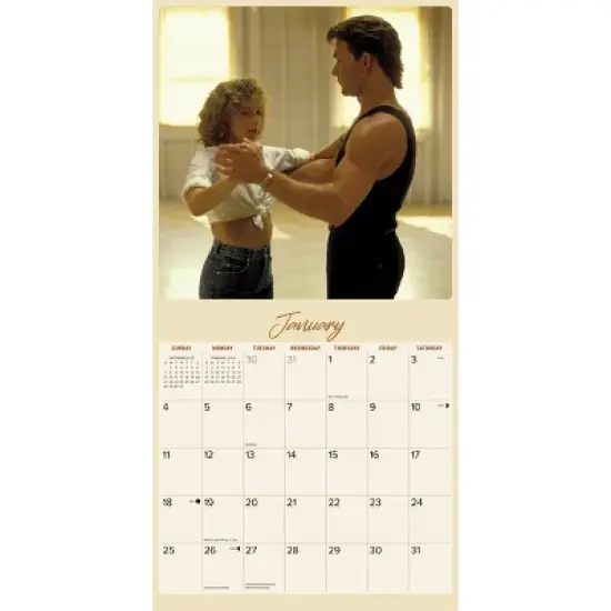 Willow Creek Press 12"x12" 2026 Dirty Dancing Wall Calendar image {2}