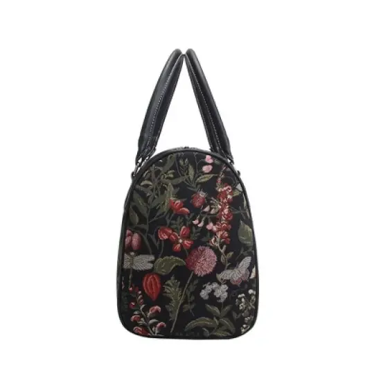 Signare USA Morning Garden Black Travel Bag image {7}