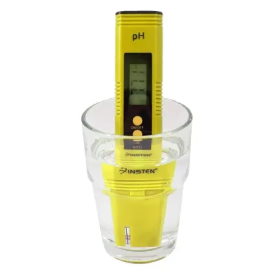 Insten - Digital pH Meter Tester Pen for Water Hydroponics, High Accuracy, Pocket Size, 0-14 pH Measurement Range image {1}