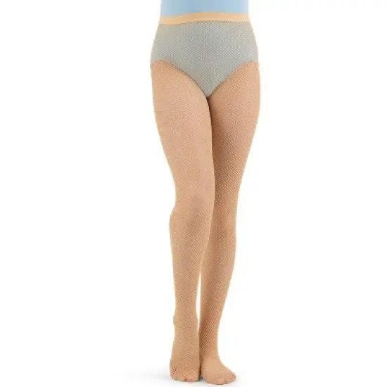 Capezio Professional Fishnet Seamless Tight - Girls image {5}