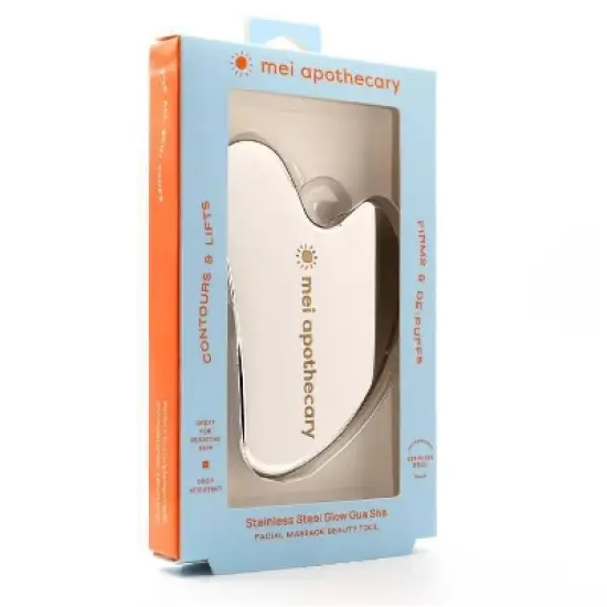 Mei Apothecary Stainless Steel Glow Skincare Gua Sha Tool image {2}