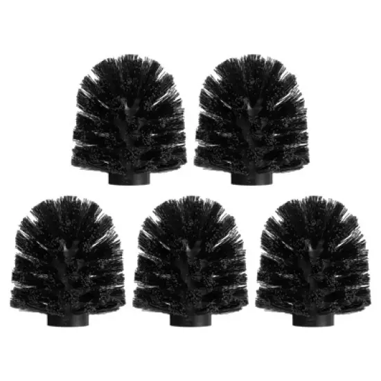 Unique Bargains Ball Shaped Dense Bristles Toilet Bowl Brush Replacement Head image {6}