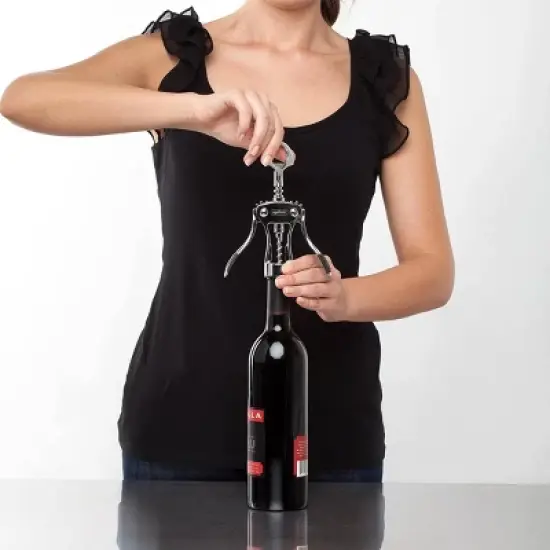 ZYLISS Easy Corkscrew Wine Opener 7.5" Stainless Steel E930046U image {1}