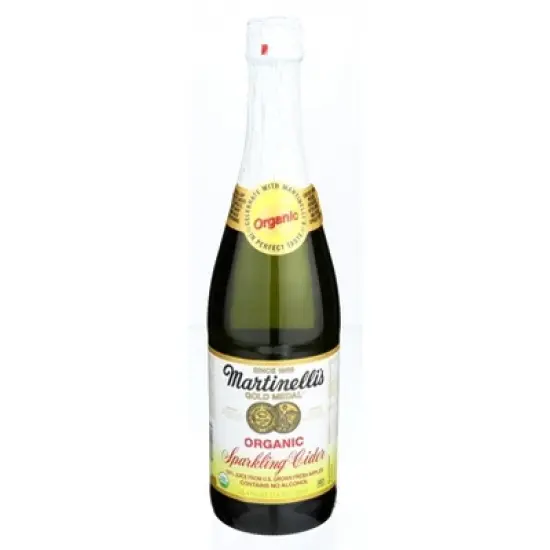 Martinelli&rsquo;s Gold Medal Organic Sparkling Cider - Case of 12 - 25.4 fl oz image {1}