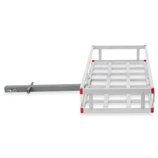Rockland Universal Aluminum Cargo Carrier Rack Fits SUVs, Trucks, Cars, and RVs with 2 x 2 Inch Receiver Hitches, 31 x 49 Inches, 500 Pound Capacity image {1}