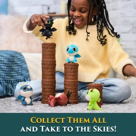 Dreamworks Dragons How to Train Your Dragon, Mini Surprise Dragons Plush Toys, 3" Mystery Dragon Plushies (Unbox 1 of 5 Styles) image {7}