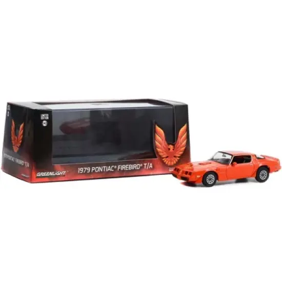 1979 Pontiac Firebird T/A Trans Am Mayan Red with Hood Phoenix 1/43 Diecast Model Car by Greenlight image {2}