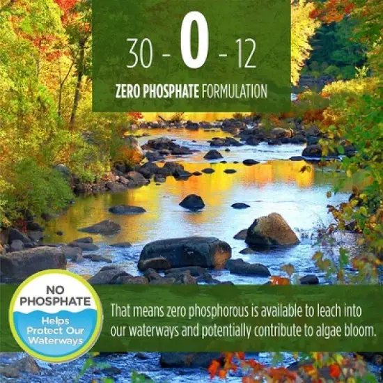 Green View Fairway Formula Fall Lawn Fertilizer 22.5lb: Slow Release, 7500 sq ft Coverage, 30-00-12 Formula image {7}