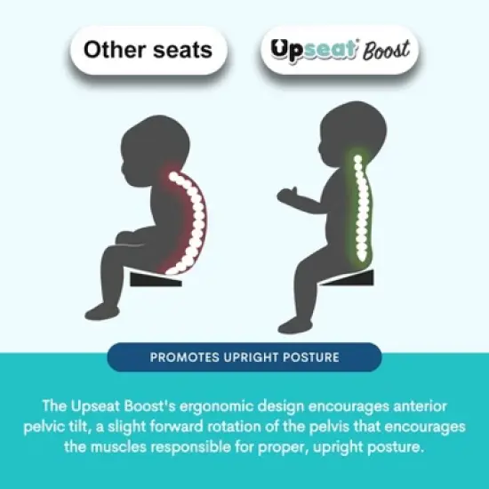 Upseat Boost Ergonomic Toddler Booster Seat - Gray image {5}