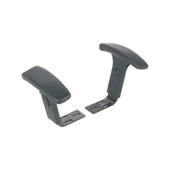 Alera Height Adjustable T-Arms Interval & Essentia Series Chairs/Stools Black IN49AKA10B image {2}