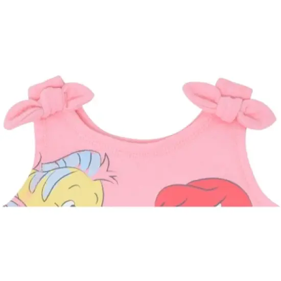 Disney Princess Rapunzel Ariel Belle Jasmine Aurora Baby Girls Snap Romper and Headband Newborn to Toddler image {4}