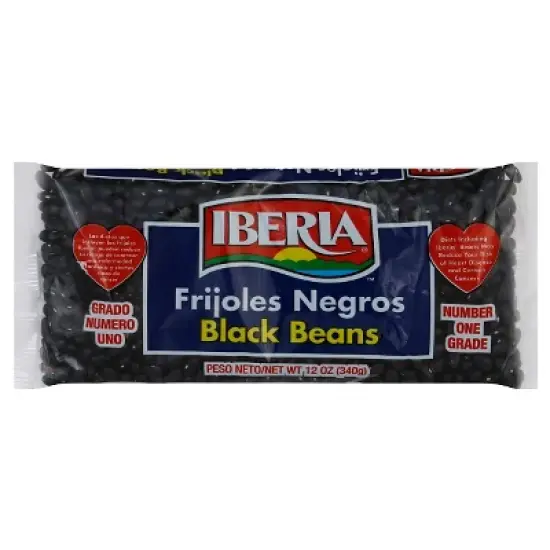 Iberia Dry Black Beans - 12oz image {1}