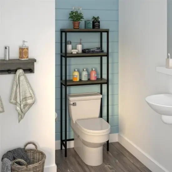 Meyers Over the Toilet Storage Cabinet Brown - Room & Joy image {1}