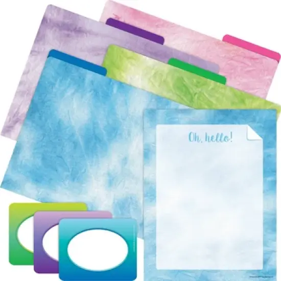 Barker Creek Blue Ombre Get Organized File Folders Set Multi-Design 107 per Set: Paper, Top Tab, 50 Sheet Capacity, 12"x9.5" image {7}