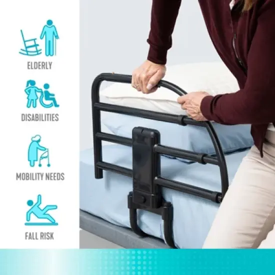Able Life Click-N-Go Extendable Bed Rail image {6}