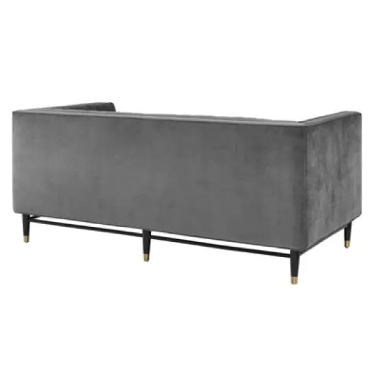 Devote Channel Tufted Performance Velvet Loveseat - Modway image {2}