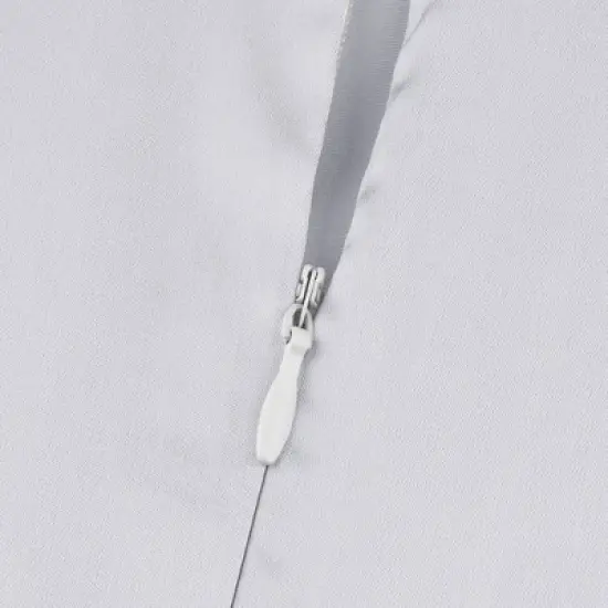 Unique Bargains Satin Hidden-Zippered Breathable Pillowcase with Sleep Mask Set of 2 image {1}