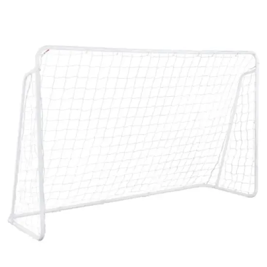 NAYSAYE Sports Nets and Rebounders PVC Tube Plastic Soccer Goal for Training and Entertainment, White image {6}