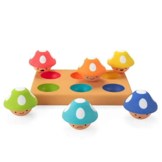 Sassy Toys Moody Matching Mushrooms Stacking Toy image {4}