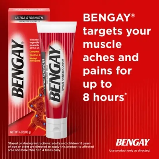 Bengay Ultra Strength Pain Relieving Cream  - 4oz image {7}