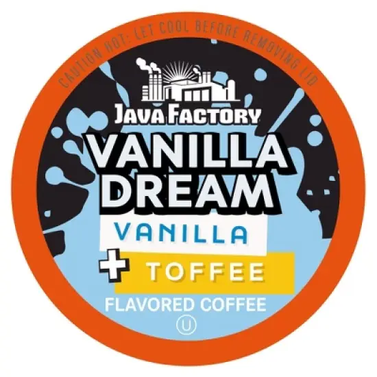Java Factory Single Cup Coffee for Keurig K Cup Brewers, Vanilla Dream, 80 Count image {5}