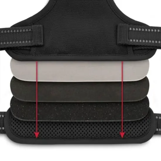 Voyager Dual-Attachment No-Pull Control Adjustable Harness for Dogs by Best Pet Supplies image {3}