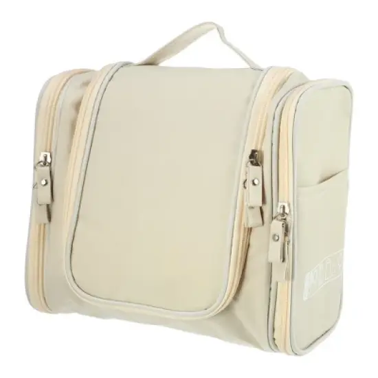 Unique Bargains Travel Makeup Bag Travel Toiletry Organizer Makeup Brush Holder Waterproof Oxford Cloth 1 Pcs image {12}