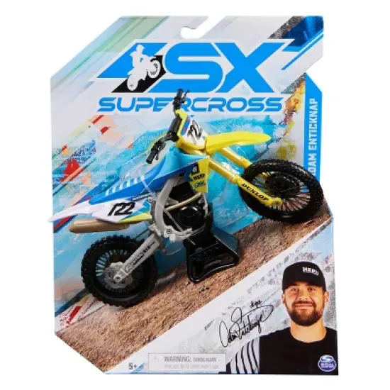 AMA Supercross Championship Adam Entcknp Motorcycle 1:10 Scale image {1}