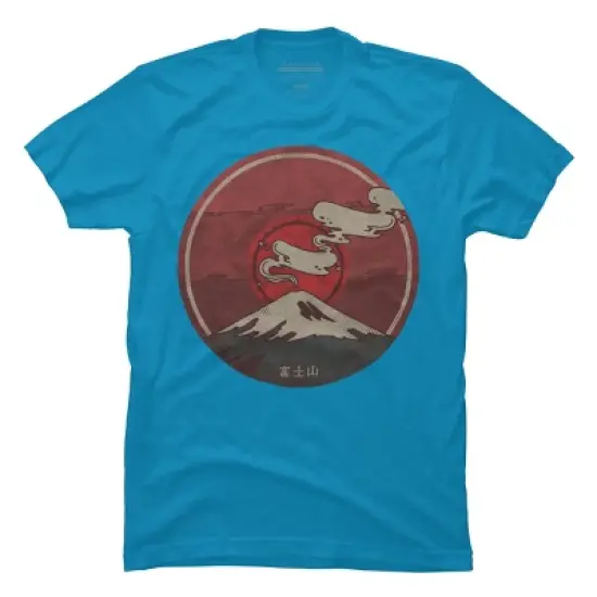 Men's Design By Humans Fuji By againstbound T-Shirt image {6}