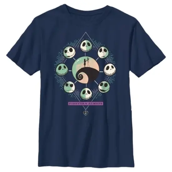 Boy's The Nightmare Before Christmas Forever & Always Couple T-Shirt image {3}