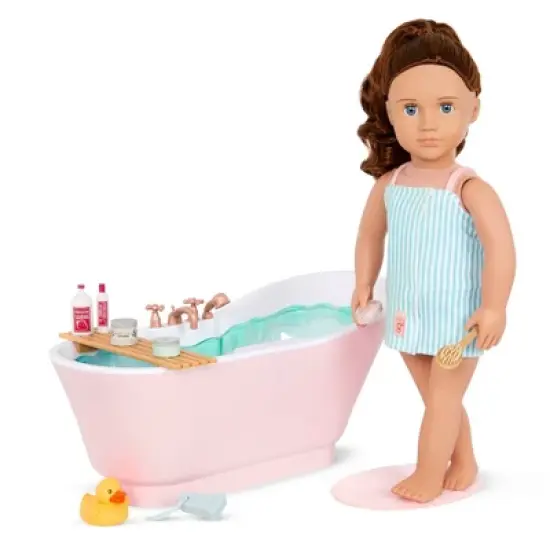 Our Generation Bath & Bubbles Bathtub Accessory Set for 18" Dolls image {3}