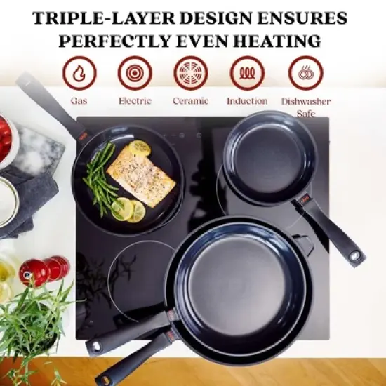 Alva Energy 2pc Nonstick Ceramic Cookware Set image {3}