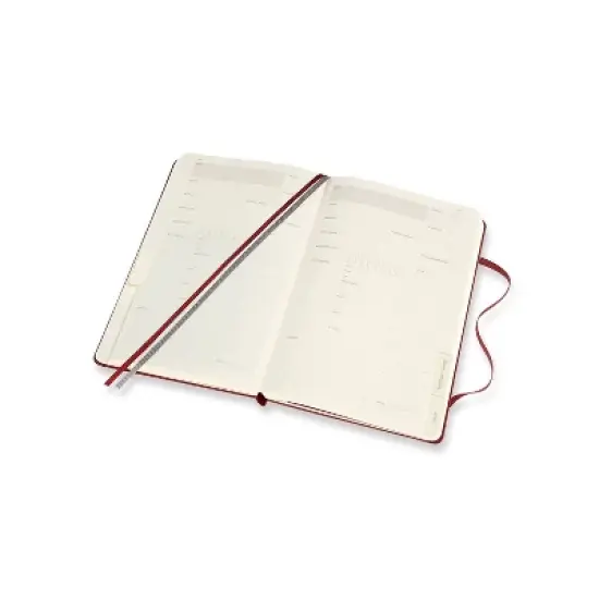 Moleskine Guided Journal 5.12"x8.25" Wine: Undated Hard Cover Notebook, Adult Stationery, 400 Pages, Elastic Closure image {5}