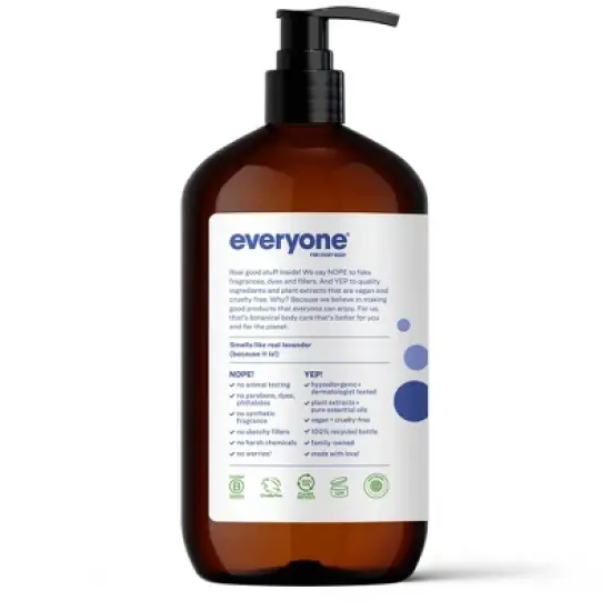 Everyone Kids' 3-in-1 Body Wash - Lavender Lullaby - 32 fl oz image {1}