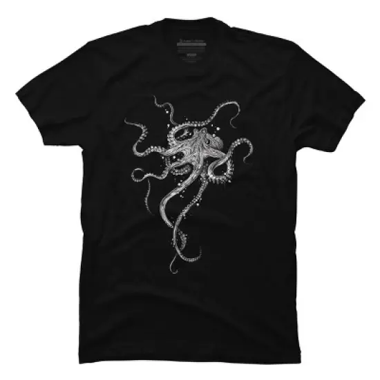Men's Design By Humans Octopus By TAOJB T-Shirt image {4}