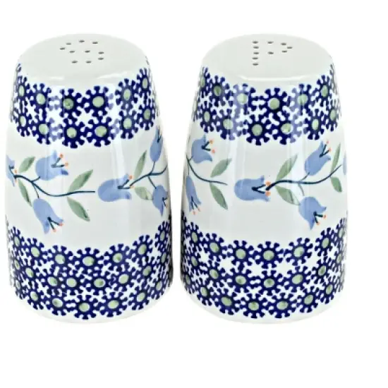 Blue Rose Polish Pottery S086 Manufaktura Salt and Pepper Shakers image {15}