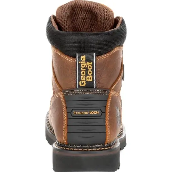 Men's Brown Georgia Giant Revamp Waterproof Work Boot Size 11.5(Wide) image {3}