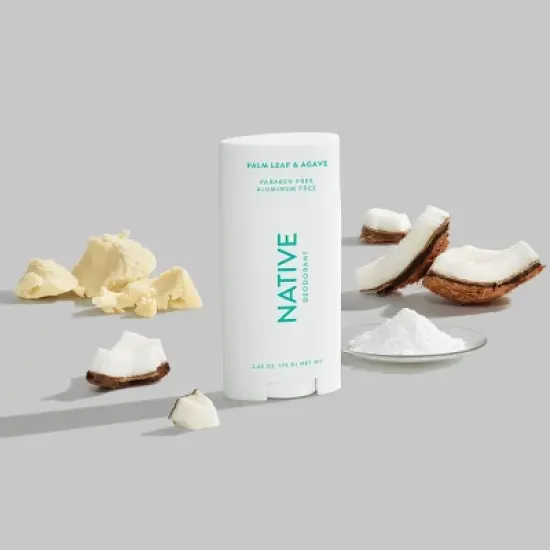 Native Palm Leaf and Agave Deodorant - 2.65oz image {3}