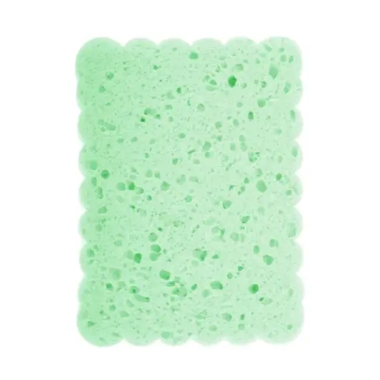 Unique Bargains Reusable Sponge Face Scrubber 4.33"x3.15" 1 Pc image {5}