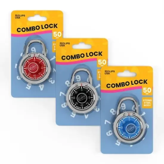Locker Combination Lock, Assorted Colors (48 Packs) image {4}