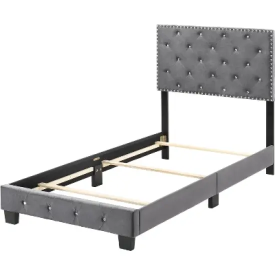 Passion Furniture Suffolk Twin Panel Bed image {2}