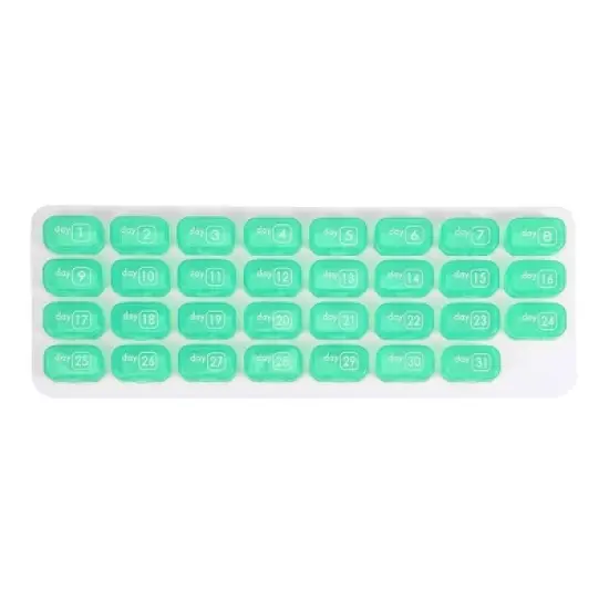 Unique Bargains 31 Grids Keyboard Style Pill Case 1 Pc image {9}