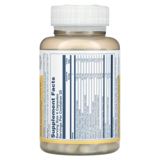 Solaray Mega Multi Mineral, Iron Free, 100 Capsules image {1}