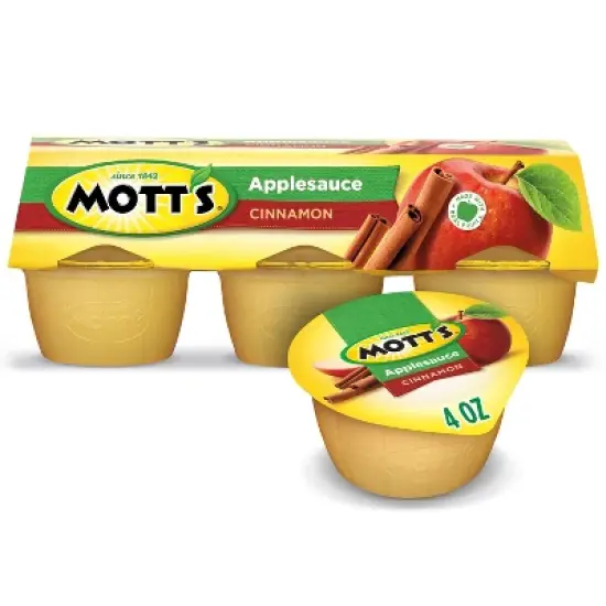 Mott's Cinnamon Applesauce Cups - 24oz/6ct image {12}