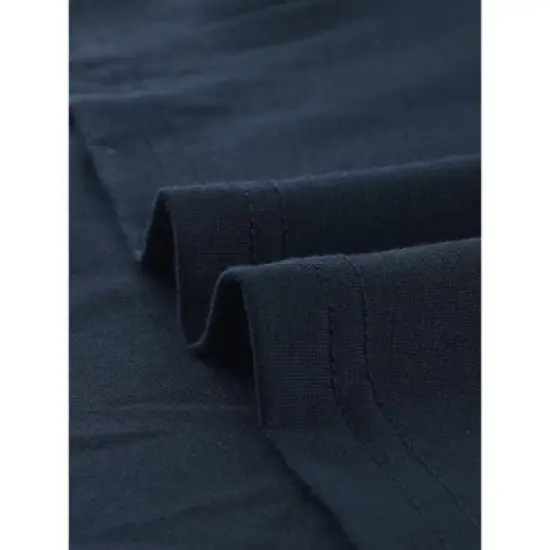 Agnes Orinda Women's Plus Size Solid Long Sleeve Button Down V-Neck Pajama Sleep Shirts image {4}