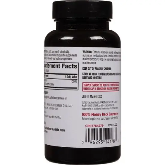 Leader 180 mg Vitamin E 100 Softgels image {2}