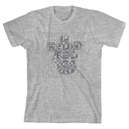Five Nights At Freddy's Repeat Freddy Boy's Athletic Heather T-shirt image {2}